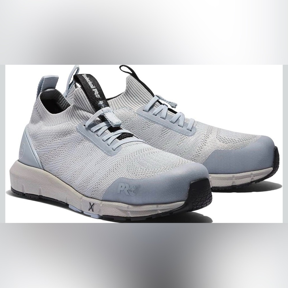 NEW Timberland PRO® Women's 8 Radius Knit Composite Safety Toe Work Shoes Gray